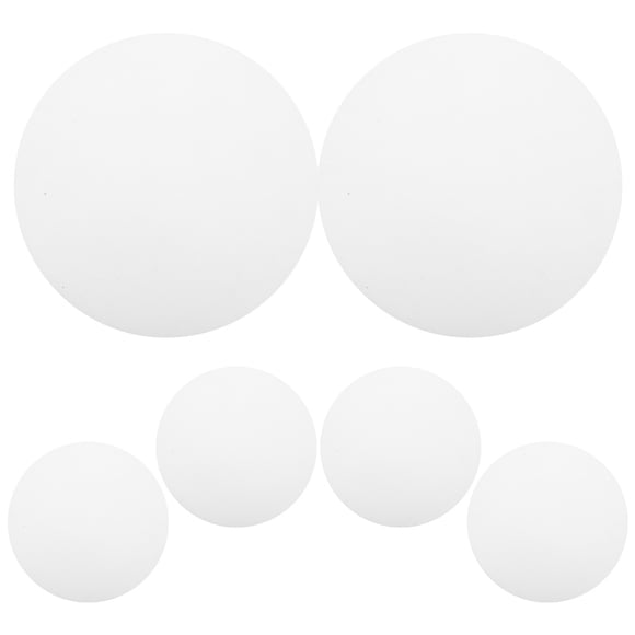 6Pcs Downlight Diffuser Sheet White PC Material Enhanced Illumination Effect Residential Lighting