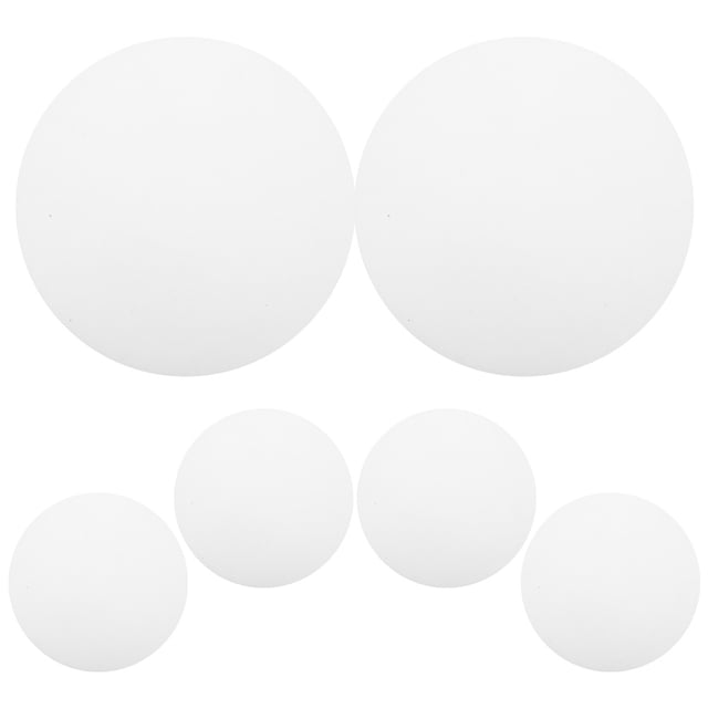 6Pcs Downlight Diffuser Sheet White PC Material Enhanced Illumination Effect Residential Lighting