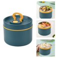 thumbnail image 1 of Insulated Lunch Box, Bento Box, Thermal Lunch Containers, Round Lunch Box, Stainless Steel Lunch Container, Portable Thermal Food Container, Thermos for Hot Food, 1 of 9