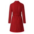 thumbnail image 4 of Women Long Sleeve Hairy Open Front Short Cardigan Suit Jacket Solid Long Coat, 4 of 6