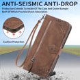 thumbnail image 5 of Case for OnePlus Nord 2T Zipper Wallet Cover Lanyard Crossbody Neck Strap, 5 of 5