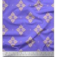 thumbnail image 1 of Soimoi Cotton Cambric Fabric Floral Block Print Sewing Fabric Yard 42 Inch Wide, 1 of 5