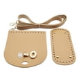 thumbnail image 4 of pitrice Crochet Bag Bottom Base Crochet Bag Set Making for Handbag Tote Shoulder Bag Khaki 18x8cm, 4 of 6