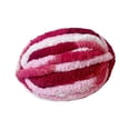 thumbnail image 1 of Fil Épais et Volumineux pour Tricotage à Bras, Fil pour Couverture, Tapis, Foulard Tricotés, Fabrication de Tapis, Rose Rose Rouge, 1 of 8