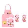 thumbnail image 2 of Neinkie 3Pcs/Set Kids Aprons for Cooking and Baking - 4 Piece Set, Kids Cartoon Aprons For Painting with Protective Sleeves for Kids and Kid Apron with Pockets, Aprons for Kids Age 2-12, 2 of 2