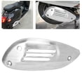 thumbnail image 4 of Motorcycle Exhaust Pipe Cover, Stainless Steel Damage Prevention  Motorcycle Heat Shield Case  For Motorcycle Black,Silver Color, 4 of 8