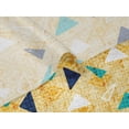 thumbnail image 5 of oneOone Velvet Light Orange Fabric Texture & Triangle Geometric Sewing Material Print Fabric By The Yard 58 Inch Wide, 5 of 5