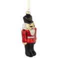 thumbnail image 3 of Northlight Ornement de Noël Suspendu en Verre 5 Pouces Nutcracker Soldier, 3 of 5