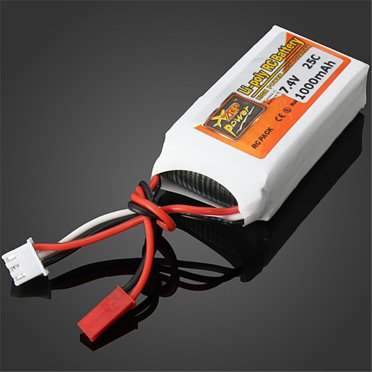 IMENGL ZOP Power 7.4V 1000mAh 25C 2S Battery JST Plug for RC Drone FPV Quadcopter Flying Orb,Real Flight 9,Flying Gliders for Kids,Gravitation Disc,Flight Simulator,Soft Play 2 You,Flying Paper,Stun