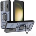 thumbnail image 1 of MYKOMI Phone Case Compatible with Samsung Galaxy S25 Bracket Shell,with Slide Camera Lens Cover Compatible with Samsung Galaxy S25 5G Case, 1 of 7