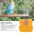 thumbnail image 4 of Bird Harness Leash Artificial Leather Bird Harness Vest with Rope and Handle for Birds Parrots Parakeets Cockatiels, 4 of 8