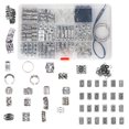 thumbnail image 1 of 180Pcs Mixed Dreadlocks Beads Tube Metal Cuffs Clips Pins Accessories Decoration, 1 of 8