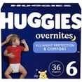 thumbnail image 1 of Huggies Overnites Nighttime Baby Diapers, Giga Pack, 1 of 7