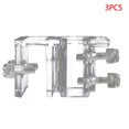 thumbnail image 1 of facefd 3 Pieces Aquarium Inflow Outflow Tube Holder Acrylic Acrylic Fix Hose Mount Fix Hose Pipe Mount Freshwater Fish Planted Aquarium Fixing Tubing Clamp, 1 of 9