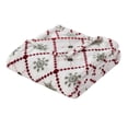 thumbnail image 2 of Holiday Time Plush Throw Blanket Snowflake, 50 in x 60 in, 2 of 9