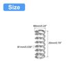 thumbnail image 2 of Unique Bargains Compression Spring, 5 Pack 304 Stainless Steel, 6mm OD, 1mm Wire, 20mm Length, 2 of 6