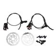 thumbnail image 2 of Mountain Bike Hydraulic Disc Brake Set, Aluminum Alloy 2 Piston Hydraulic Disc Brake 1Pair with Disc for Outdoor Riding, 2 of 7