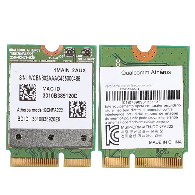 WIFI Card, Dual Band WIFI Card 2.4 / 5.8G M.2 NGFF Interface Dual Band Excellent Electronic Components For V3-371 For E5-571G For V5-573G