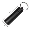 thumbnail image 3 of YAOMOBB Emergency Tablet Storage Box Portable Sealed Jar Keychain with Screw Lid Aluminum Alloy Waterproof Mini Tablet Storage Bottle, 3 of 7