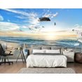 thumbnail image 4 of 3D Wallpaper Seagull Blue Sky White Clouds SKU# WAL0214, 4 of 9