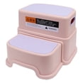 thumbnail image 4 of 2 Step Stool For Kids, Kids Stool 3 PCS Children's Footstool Stable Skidproof Bottom Smoother Edges Nursery Kids Step Stool Stepping Stool For Kids For Bathrooms Toilets Kitchens, 4 of 7