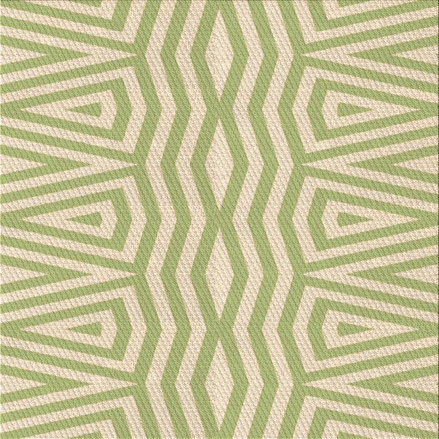 Ahgly Company Tapis d'Intérieur Lavable en Machine Carré Transitionnel Laiton Vert, 4 Pieds Carré