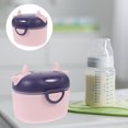 thumbnail image 3 of Shisuyan Contenant de Rangement pour Formule Violet Rose Scellé Étanche 1Pcs 4.9x3.7x4.1in, 3 of 8