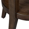 thumbnail image 4 of Liberty Furniture Ventura Boulevard Brun Foncé Table d'Appoint Ronde, 4 of 7