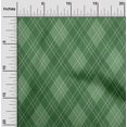 thumbnail image 2 of oneOone Cotton Jersey Green Fabric Check Sewing Craft Projects Fabric Prints By Yard 58 Inch Wide, 2 of 5
