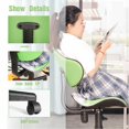 thumbnail image 5 of JJS Home Office Low Back Computer Executive Chair Ergonomic Mesh Chair with Extra Large Base and Pads GreenDinosaur, 5 of 5