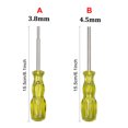thumbnail image 2 of pitrice Accessoires de Tournevis pour Console de Jeu 3,8 mm 4,5 mm Universels Petit Format Accessoire Démontable Outil de Réparation Manuel Outils à Main 4,5 mm, 2 of 8
