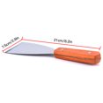 thumbnail image 1 of Cooking Scraper Kitchen Restaurant Stainless Steel Wooden steel scraper; cooking flipper; Handle Scraper Spatula Flipper Cooking Utensil, 1 of 8