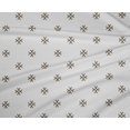 thumbnail image 4 of oneOone Polyester Lycra Olive Green Fabric Diamond Shape Small Craft Projects Decor Fabric Printed By The Yard 56 Inch Wide, 4 of 4