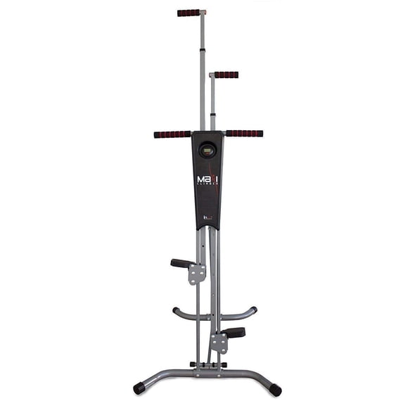 Maxi Climber Vertical Climber Total Body Fitness Home Gym Exercise Stepper Cardio Workout Machine w Monitor Fitness Equipment