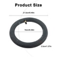 thumbnail image 3 of LEFU 8.5-Inch Thickened Inner Tubes, Inflatable Tires for Xiaomi M365, Scooter Inflated Spare Tire - with Valve Extension and Metal Valve Caps, 8 1/2 x 2 (Pair), 3 of 10