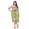 thumbnail image 2 of Oussum Robe Tube Courte pour Femmes Sans Manches, Robes d'Été, Vert, 2 of 7
