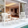 thumbnail image 4 of Compamia Sunshine Fauteuil de Salle à Manger de Patio en Résine de Style Transitionnel, Blanc, 4 of 8