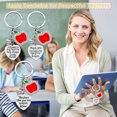 thumbnail image 1 of PVCS Teacher Keychain Graduation Gifts 2021 Heart Charm Teacher Appreciation Gift, 1 of 4
