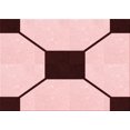 thumbnail image 1 of Ahgly Tapis Rectangulaire Lavable en Machine Intérieur Transitionnel Rose Clair, 3 Pieds x 5 Pieds, 1 of 7