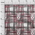 thumbnail image 1 of oneOone Cotton Poplin Fabric Swirl & Check Ikat Printed Craft Fabric BTY 56 Inch Wide, 1 of 4