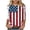 79-navy 4ème de Juillet Chemises pour les Femmes, variante sur UPPADA T-Shirts à Manches 3/4 avec Drapeau Américain pour Femmes, Chandail Patriotique du 4 Juillet, Fête de l'Indépendance des États-Unis, T-Shirts Graphiques à Rayures Star, T-Shirts Décontractés à Col Rond, Hauts Henley pour Femmes Rouge, 4TG