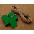 thumbnail image 1 of 100 Pcs Rectangular Shape Tag Bonbonniere Wedding Favor Hang Tags Gift With Free Natural Jute Twine - Colours Available, 1 of 7