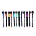 thumbnail image 2 of Todaioua Magnetic Dry Erase Whiteboard Markers, 12 Count Colorful Fine Tip Thin Dry Erase Markers with Eraser for Home Office School Supplies for Calendar Boards, 2 of 9