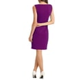 thumbnail image 3 of INSPIRE CHIC Robe Fourreau pour Femme Sans Manches à Encolure Bateau Robe de Bureau Violet Foncé L, 3 of 6