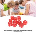 thumbnail image 3 of Dices, 30PCS  Cubes Right Angle Transparent Colored Plastic 6 Sided Dices For Games, 3 of 8