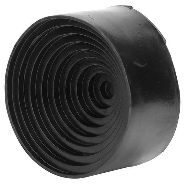 Diamètre 90mm/3.54in Flacon de Laboratoire Support de Flacon Rond en Caoutchouc Noir