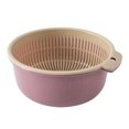 thumbnail image 1 of Xingzhi 1/2/3/5 Taomi BasketKitchen Strainer Kitchen Essential Wide Application Plastic Kitchen Gadgets Light Pink medium 1 Pc, 1 of 6
