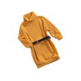 thumbnail image 2 of Kmbangi Robe Tricotée pour Enfants, Jupe à Col Montant avec Ceinture, 2 of 6