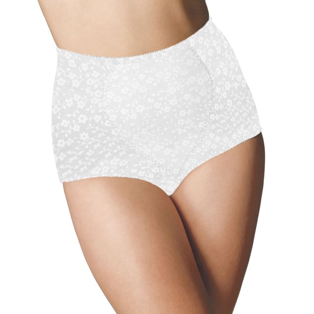 Bali Womens Tummy Panel Firm Control Brief, 2XL, WhiteWhite Deluster