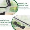 thumbnail image 4 of Skroam 5-Packs 36OZ Glass Airtight Food Storage Containers 3 Compartments, Meal Prep Container Set with Lids for Pantry Kitchen Organizers and Storage, BPA Free Glass Lunch Boxes Bento, 4 of 7